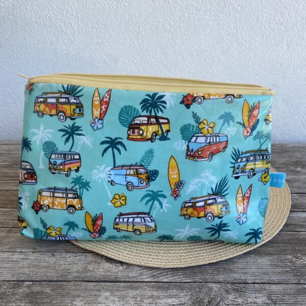 Wetbag, Schwimmtasche, Nasstasche für Strand oder Schwimmbad, Surfen, Bulli, Vanlife,