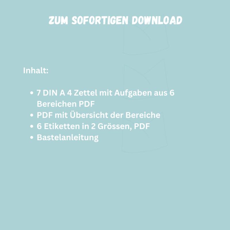 achtsamer Kalender Fastenzeit - 40 Tage Fasten - Digitaler Download PDF