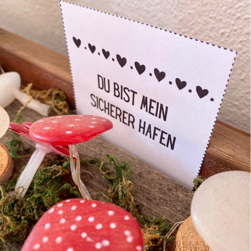 100 Gründe warum ich Dich liebe, Bastelvorlage für Liebesbeweise, Geschenk zum Valentinstag, Digitaler Download PDF