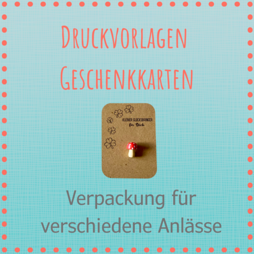 Druckvorlagen Geschenkkarten