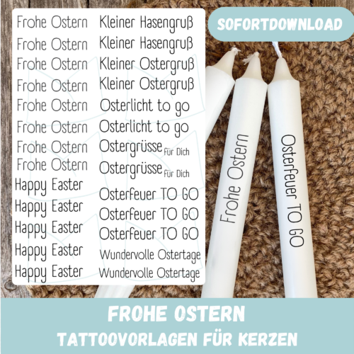 KerzentattoosFroheOstern