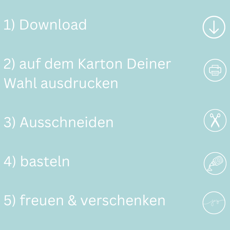 Geschenkkarton/ Kerzenverpackung für Stabkerzen , Verpackung für 1 oder 2 Kerzen - Bastelvorlage zum selber basteln - Download